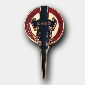 ENSŌ Spinning Pin Badge