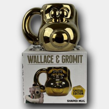 Wallace & Gromit Gromit Gold Mug