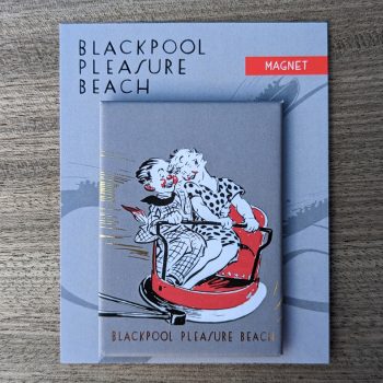 Pleasure Beach - Waltzer Foil Magnet