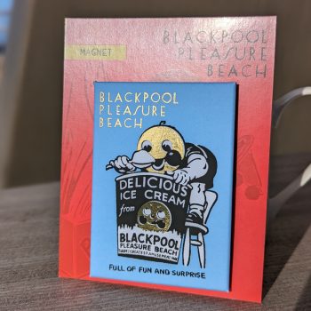 Blue Ice Cream Funshine - Foil Magnet