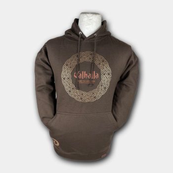 Valhalla Wreath Brown Hoody