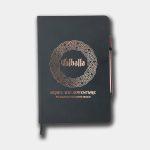 Valhalla A5 Leather Effect Notebook with Pen