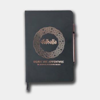 Valhalla A5 Leather Effect Notebook with Pen