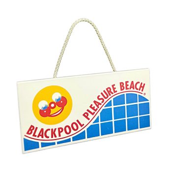Retro Pleasure Beach Funshine Rope Sign