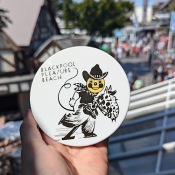 Cowboy Funshine - White Coaster