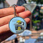 Ice Cream Funshine - Blue Keyring
