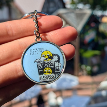 Ice Cream Funshine - Blue Keyring