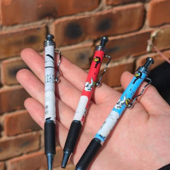 Pen Spiral White Tom Purvis