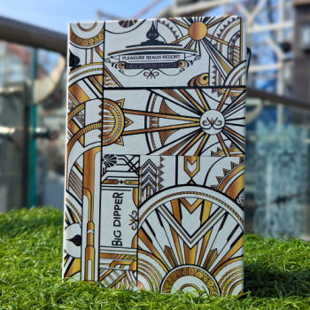 Big Dipper Gold Art Deco Notebook