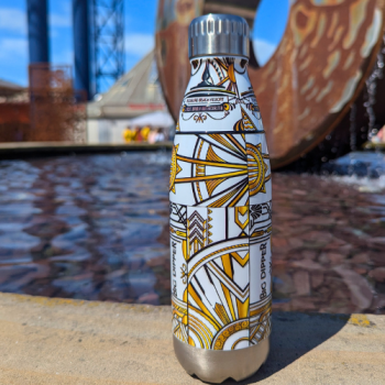 Big Dipper Gold Art Deco Bottle
