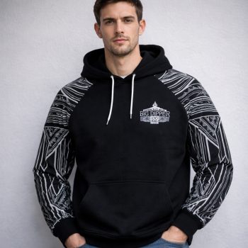 Big Dipper Black Tattoo Sleeve Hoody