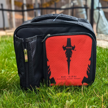 Icon Red Lunch Bag With Bottle Holder