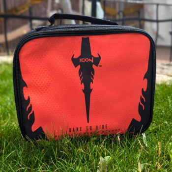 Icon Red & Black lunch bag
