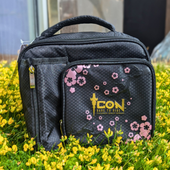 ICON Gold Cherry Blossom Lunch Bag With Bottle Holder