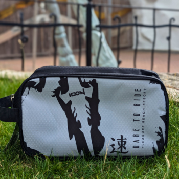 Icon Grey & Black Washbag