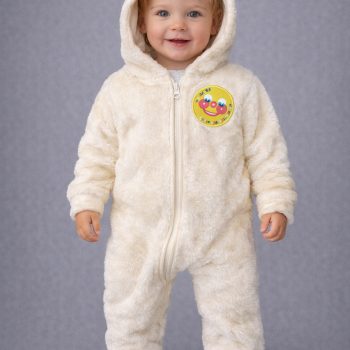 Funshine Cream Baby Pramsuit