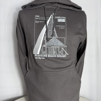 Big One Track Hoodie Grey - Pleasure Beach Resort