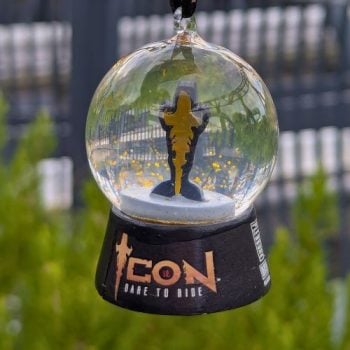 Icon Snow Globe Hanging Decoration