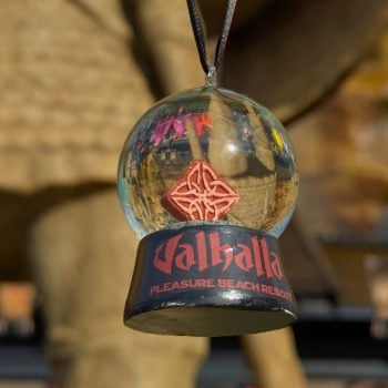 Valhalla Snow Globe Hanging Decoration