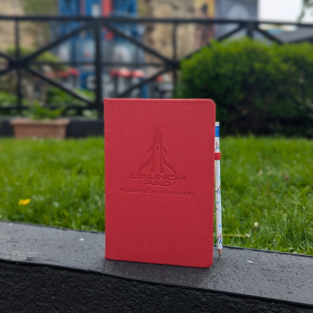 Launch Pad Red Notebook