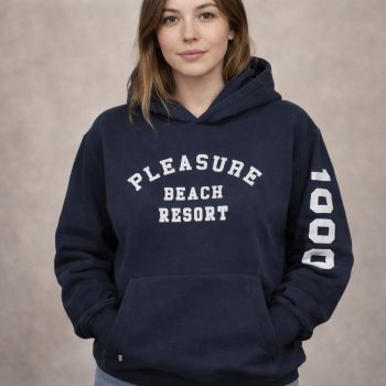 Pleasure Beach Resort Puff Sleeve Hoodie