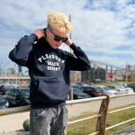 Pleasure Beach Resort Puff Sleeve Hoodie