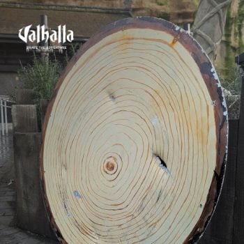 Valhalla Crashing Logs Front Plate