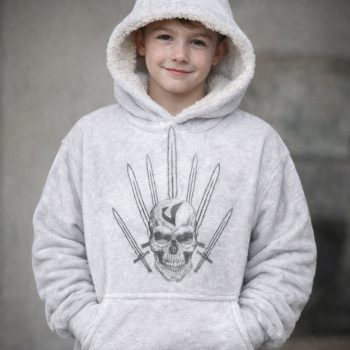Valhalla sherpa kids hoodie