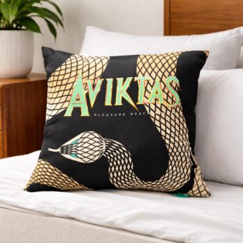 Aviktas Golden Snake Cushion