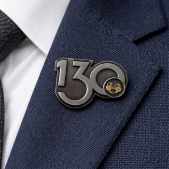 PBR 130 Years Pin Silver