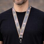 ICON GREY BLOSSOM LANYARD