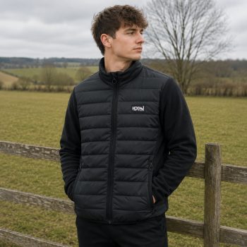 Icon Black Zip Micro Jacket