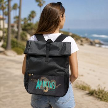 Aviktas Snake Roll Top Backpack