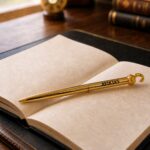 Aviktas Snake Topper Pen Gold