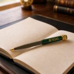 Aviktas Metal Ball Pen Green Gold