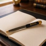 Aviktas Metal Ball Pen Black Gold