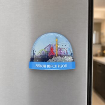 Skyline Snowglobe Magnet