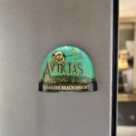 Aviktas Ride Snowglobe Magnet