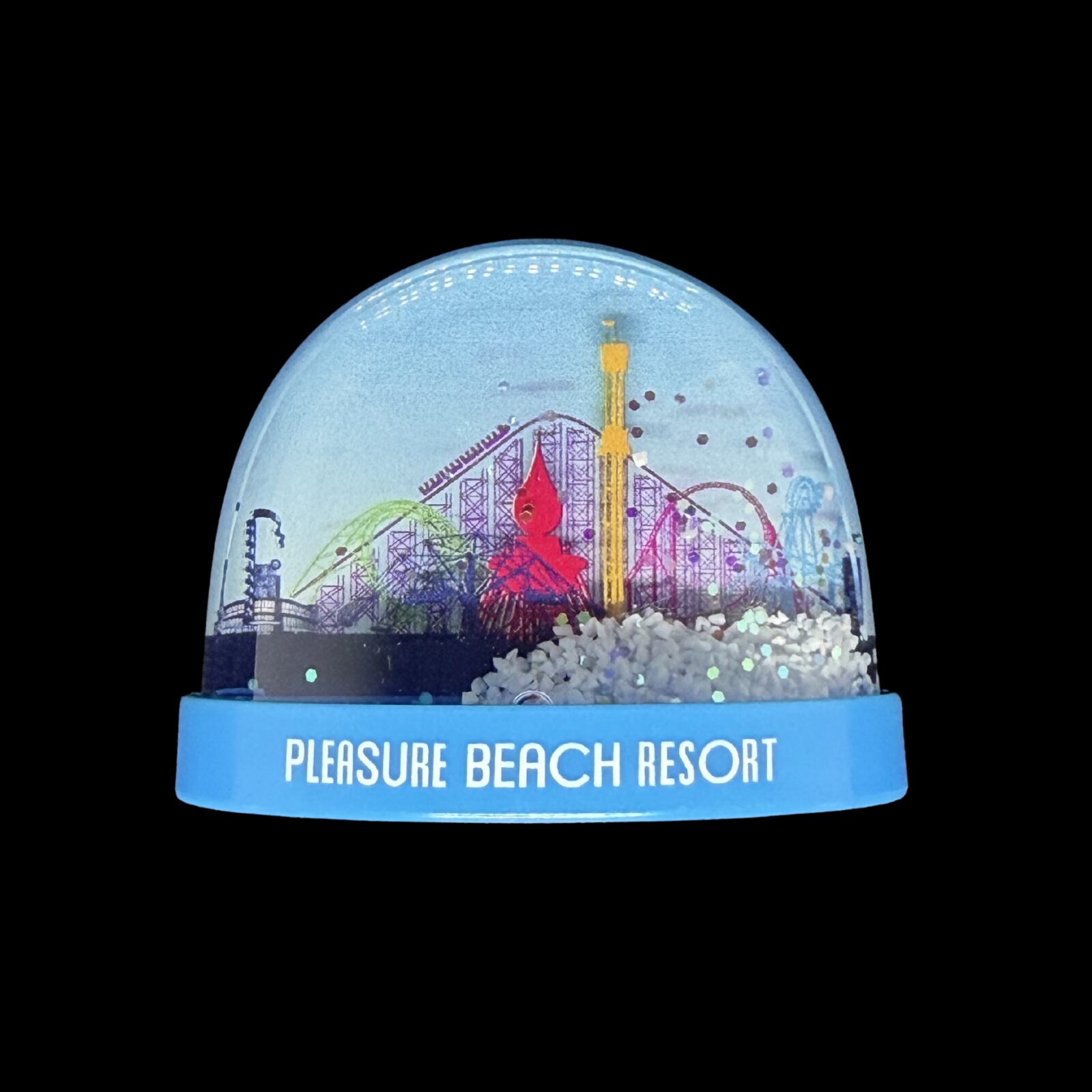 Skyline Snowglobe magnet