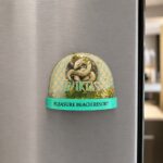 Aviktas Logo Snowglobe Magnet