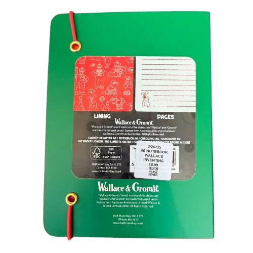 Wallace Notebook Back