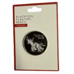 Mr Funshine Cow Round Pin Badge