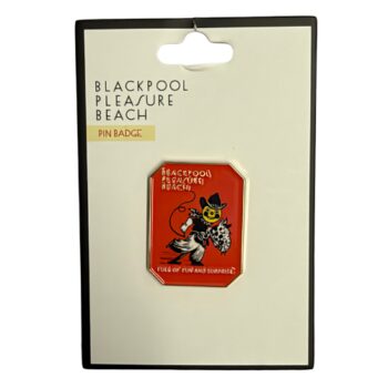 Mr Funshine Cowboy Square Pin Badge