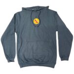 Slate Blue Hoodie, Golden Birthday Bokeh