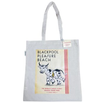 Funshine Cow Natural Tote Bag