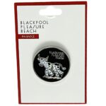 Mr Funshine Cow Round Pin Badge